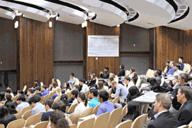 Students in Auditorium Students in Auditorium